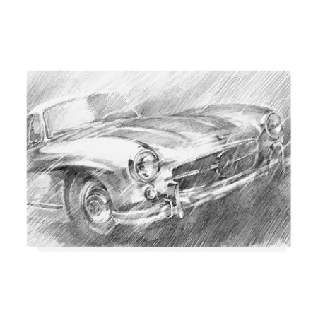 Ethan Harper 'Sports Car Study I' Canvas Art,30x47